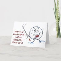 STAP UIT OP DE BAAN **GOLFER'S BIRTHDAY** HUMOR