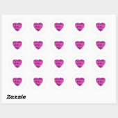 Stap vader van de Bride Ronde Sticker (Vel)