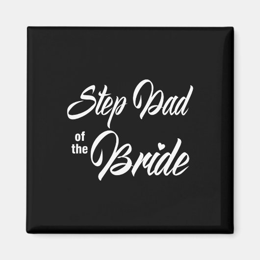 Stap vader van de bruid huwelijksfeest matching br magneet (Voorkant)