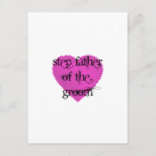 Stap vader van de Groom Briefkaart