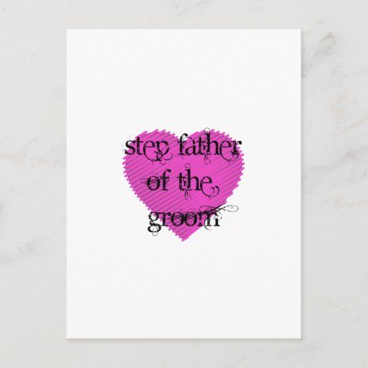 Stap vader van de Groom Briefkaart (Voorkant)