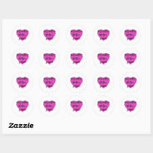 Stap vader van de Groom Ronde Sticker (Vel)