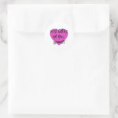 Stap vader van de Groom Ronde Sticker (Tas)