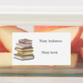 STAP VAN BOEKEN LABELS (Aangebracht)