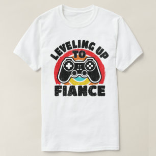 Stap verder naar Verloofde Gamer Nieuw Verloofd Ko T-shirt