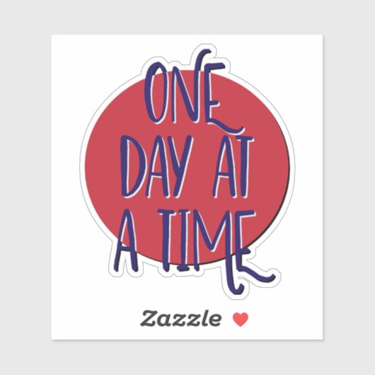 Stap Voor Stap 12 Stappen Slogan Sticker (Vel)