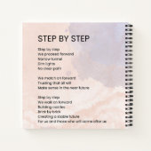Stap voor stap - Empowerment Gedicht Notitieboek (Achterkant)