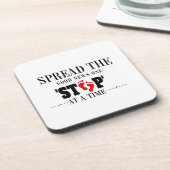 Stap voor stap: het goede nieuws verspreiden bier onderzetter (Linkerzijde)