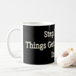 "Stap voor stap" Schattige ontwerp. Bestel nu Koffiemok