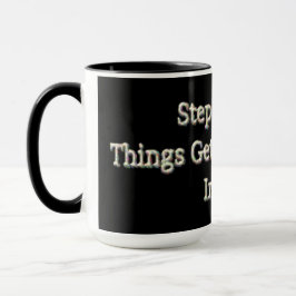 "Stap voor stap" Schattige ontwerp. Bestel nu Mok