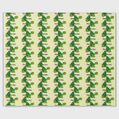 Stap voor stap Turtle Cartoon, Persistent Winnen Cadeaupapier (Vlak)