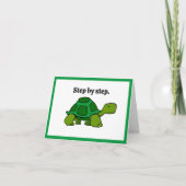 Stap voor stap Turtle Cartoon, Persistent Winnen Kaart (Voorkant)