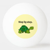 Stap voor stap Turtle Cartoon, Persistent Winnen Pingpongbal (Voorkant)