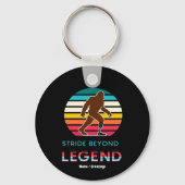 Stap Voorbij Legende Sasquatch Amputatie Vintage Sleutelhanger (Voorkant)