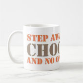 Stap weg van de chocolade koffiemok (Links)