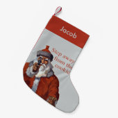 Stap weg van de Koekjes Kleine Kerstsok (Voorkant (Hangend))