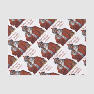 Stap weg van de Koekjes Tissuepapier