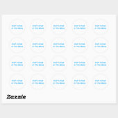 Stap zuster van de bride ronde sticker (Vel)