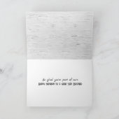 Stapbroers verjaardag van de vogelboom kaart (Binnen)