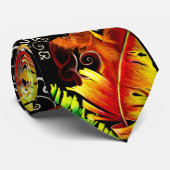 Stapel 2 tegen brand en branden stropdas (Opgerold)