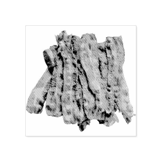 Stapel Bacon Rubberstempel (Afrduk)