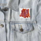 Stapel Bacon Vierkante Button 5,1 Cm (In situ)