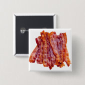 Stapel Bacon Vierkante Button 5,1 Cm (Voorkant /achterkant)