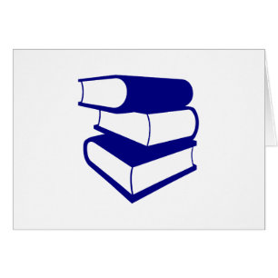 Stapel blauwe boeken
