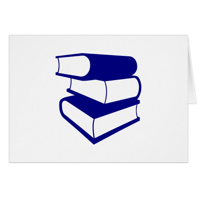 Stapel blauwe boeken (Voorkant Horizontaal)