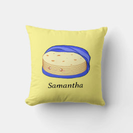 Stapel Bloemtortilla's Kussen