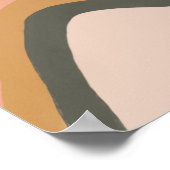 Stapel Blush Roze regenboogslaapkamer Startdecor Poster (Hoek)