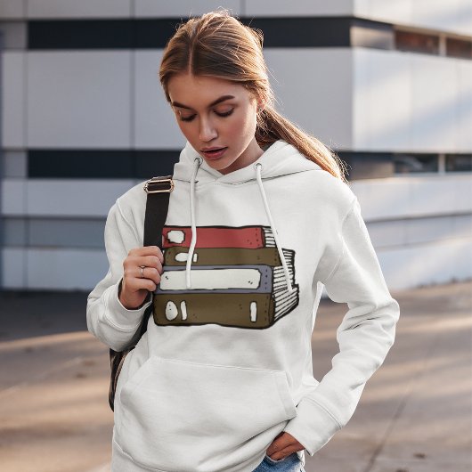 Stapel Boeken Bibliotheek Lezen Hoodie