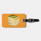 Stapel Boeken Boekenliefhebber Kunst en Lezen Bagagelabel (Voorkant horizontaal)