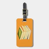 Stapel Boeken Boekenliefhebber Kunst en Lezen Bagagelabel (Voorkant verticaal)