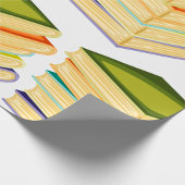 Stapel Boeken Boekenliefhebber Kunst en Lezen Cadeaupapier