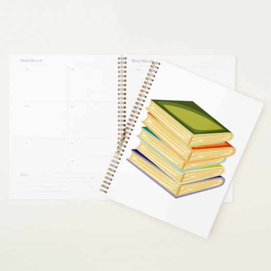 Stapel Boeken Boekenliefhebber Kunst en Lezen Planner (Display)