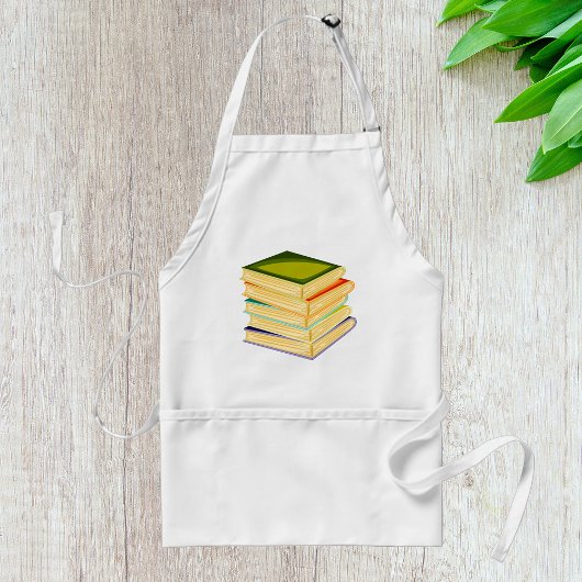 Stapel Boeken Boekenliefhebber Kunst en Lezen Standaard Schort