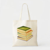 Stapel Boeken Boekenliefhebber Kunst en Lezen Tote Bag (Voorkant)