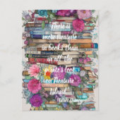 Stapel boeken briefkaart (Voorkant)