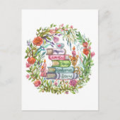 Stapel boeken briefkaart (Voorkant)