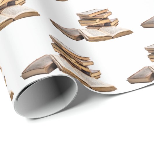 Stapel  boeken cadeaupapier (Rol Hoek)