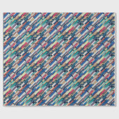 Stapel boeken cadeaupapier (Vlak)