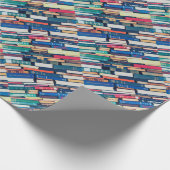 Stapel boeken cadeaupapier (Hoek)