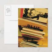 Stapel boeken en tijdschriften briefkaart (Voorkant / Achterkant)