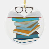 Stapel boeken keramisch ornament (Voorkant)