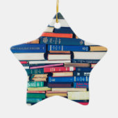 Stapel boeken keramisch ornament (Voorkant)