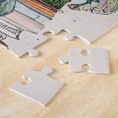 Stapel boeken legpuzzel (Zijkant)