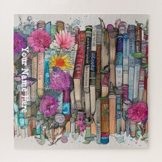 Stapel boeken legpuzzel (Horizontaal)