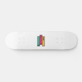 stapel boeken persoonlijk skateboard (Horizontaal)