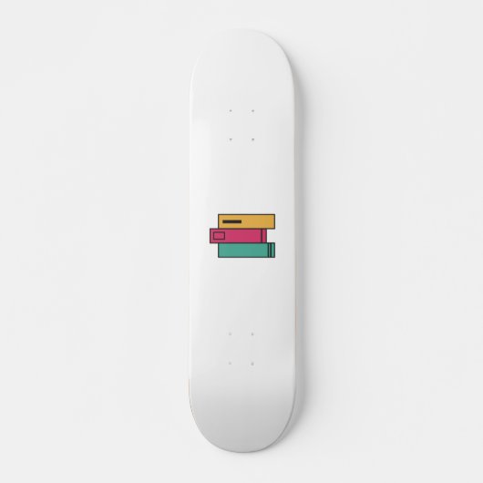 stapel boeken persoonlijk skateboard (Voorkant)